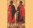 Перенесение мощей блгв. князей Бориса (1072) и Глеба (1115), во святом Крещении Романа и Давида.